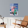 Wallity Cuadro decorativo de vidrio templado Multicolor 30 x 45 cm